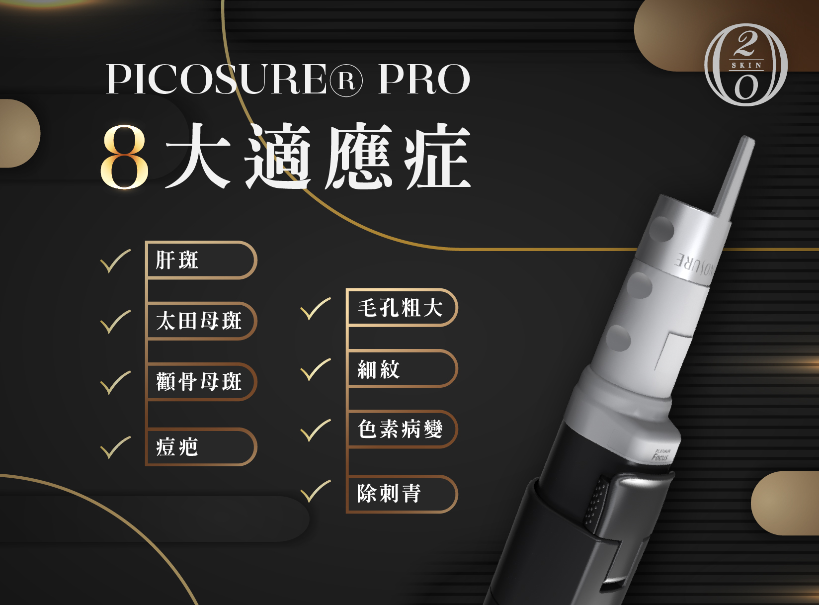 蜂巢皮秒價格:picosure pro鉑金蜂巢探頭效果