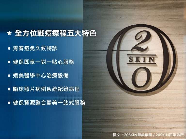 【台中青春痘門診】台中/二林四季皮膚科全方位戰痘療程 青春痘治療五大亮點 台中四季診所皮膚科治療青春痘五大療程